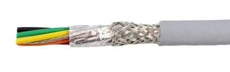 78306 SL005 Alpha Wire Ecogen Ecocable Mini Control Cable, 6 Cores, 0.09 mm² 28 AWG, Screened, 30 m, Grey Modified Polyphenylene