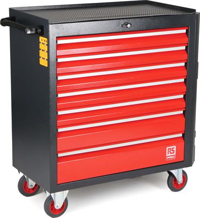 833-5900 RS PRO 7 Drawer Steel Wheeled Tool Chest