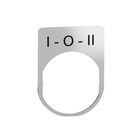 ZBYM2186 Schneider Electric Marking Accessory for Use with Pushbuttons, i-o-ii