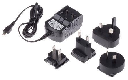 HNP10I-microUSB RS Pro Plug In Power Supply 5V, 2A Level V 1 Output, Micro USB Power Adapter