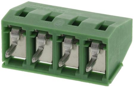 1715747 Phoenix Contact MKDS 1.5/4-5.08 Series PCB Terminal Block, 4-Contact, 5.08mm Pitch, Wave Soldering, 1-Row, Screw