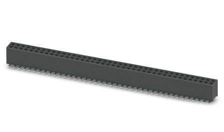 1156842 Phoenix Contact 27D/ 80-SV- 490-1-BR, FQ 1 Series Surface Mount Socket Strip, 2-Row, 1.27mm Pitch, SMD Termination