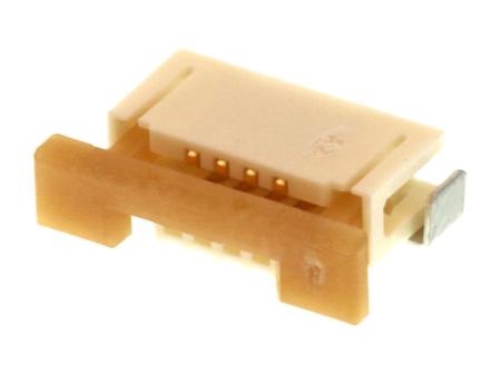 52271-0469 Molex FFC/FPC SMT Series 1mm Pitch 4 Way Right Angle SMT Female FPC Connector, ZIF Bottom Contact