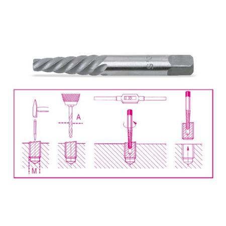 1430/4 BETA 1 piece Chrome Vanadium Screw Extractor