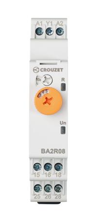 BA2R08MV1 Crouzet Syr-Line Series DIN Rail Mount Timer Relay, 12 → 240V ac/dc, 2-Contact, 0.5 s → 10days,