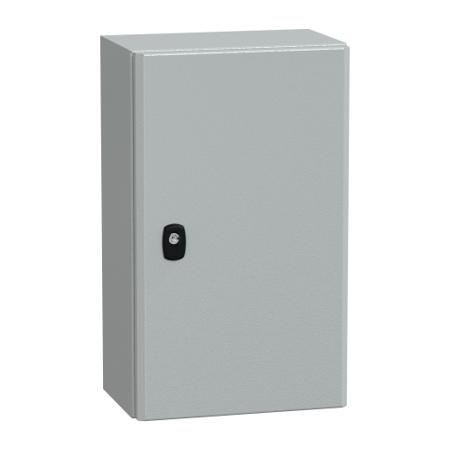 NSYS3D5320P Schneider Electric , Steel Wall Box, IP66, Steel, Grey, 500 x 300 x 200mm
