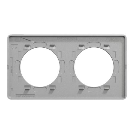 S530804J Schneider Electric Grey, 2 Gang, Odace