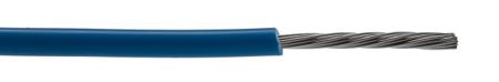 217-308 RS PRO Blue Hook Up Wire, 18 AWG, 19/0.25, 100m, LSNH Insulation