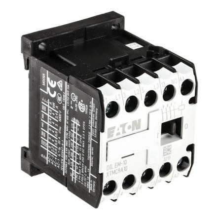 051786-DILEM-10-230V50HZ-240V60HZ- Eaton xStart DILEM 3 Pole Contactor - 9 A, 230 V ac Coil, 3NO