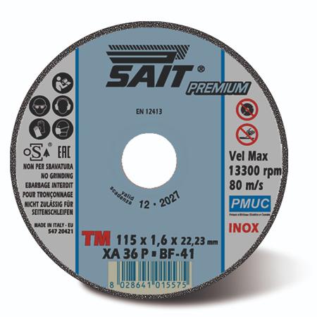 1000001557 SAIT  100000 Cutting Wheel, 115mm Diameter
