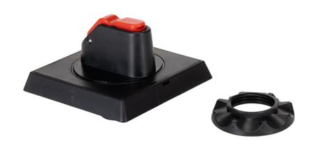 1SCA105216R1001 ABB 3 Lock Handle, For Use With OT Series Switch Disconnector, Black