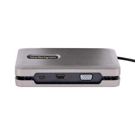 DKM31C3HVCPD StarTech.com Triple Monitor 4K USB-C Docking Station with HDMI, VGA - 4 x USB ports, USB C