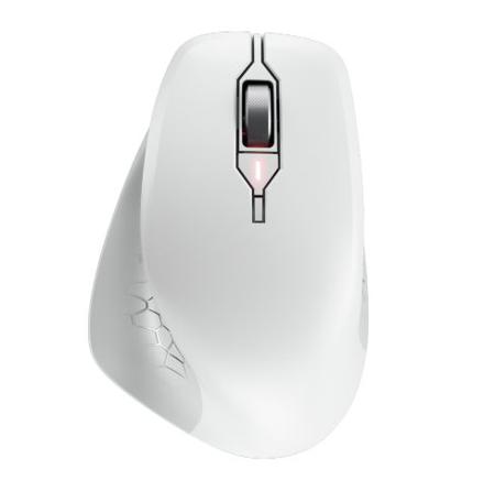 JW-8550-0 Cherry  6 Button Wireless Ergonomic Mouse White
