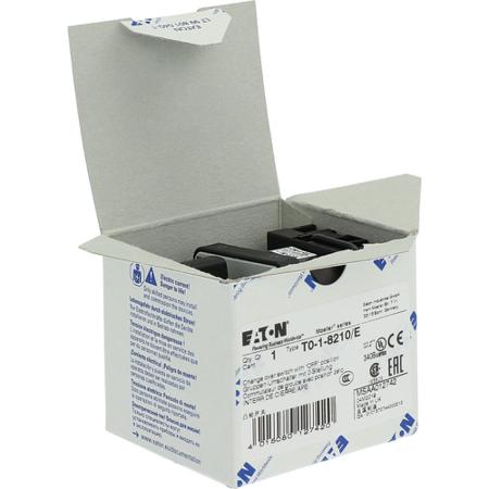 012742-T0-1-8210-E Eaton, SPST 3 Position 60° Changeover Switch, 690 V ac, 20 A, Rotary Knob Actuator