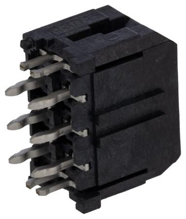 43045-0625 Molex MICRO-FIT 3.0 43045, 3mm Pitch, 6 Way, 2 Row, Straight PCB Header, Through Hole