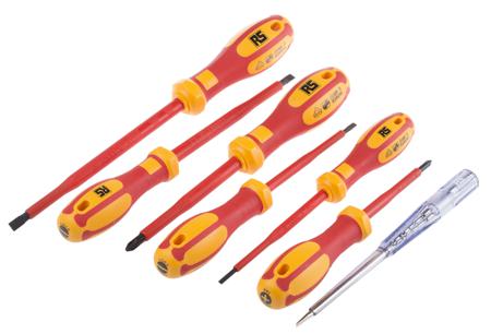 875-5812 RS PRO Phillips; Slotted Insulated Screwdriver Set, 7-Piece