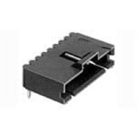 5-103634-3 TE Connectivity AMPMODU MTE Series Right Angle Board PCB Header, 4 Contact(s), 2.54 mm Pitch, 1 Row, Shrouded