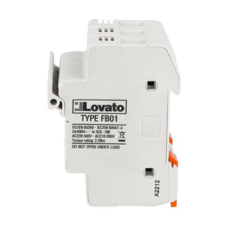 FB01B3P FUSE HOLDER 3P 10X38 NO UR