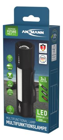1600-0137-520 Ansmann MULTI 3IN1 LED Pocket LED Torch