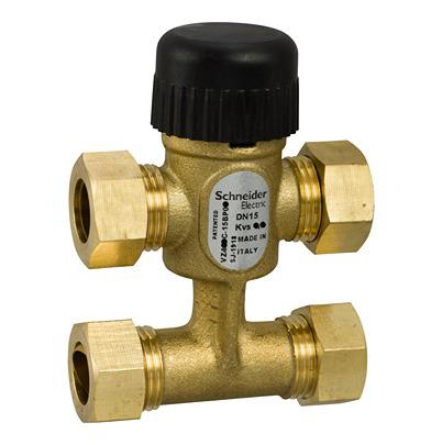 VZ419C-15BP01 Schneider Electric 4 port Zone Valve, Zone Valve type , 15mm Pipe Size, 351.6 kPa