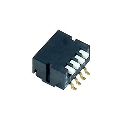 CHP-041TA Nidec Components 4 Way PCB Piano Dip Switch 4PST, Piano Actuator
