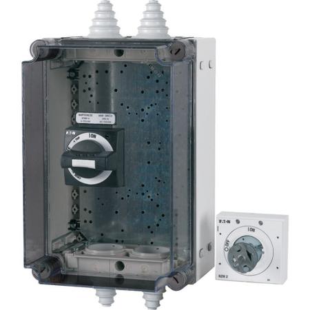 271524-NZM2-XCI43-TVD Eaton xEnergy Safety Ci Series Black, Grey Plastic General Purpose Enclosure, IP65, 375 x 250 x 225mm