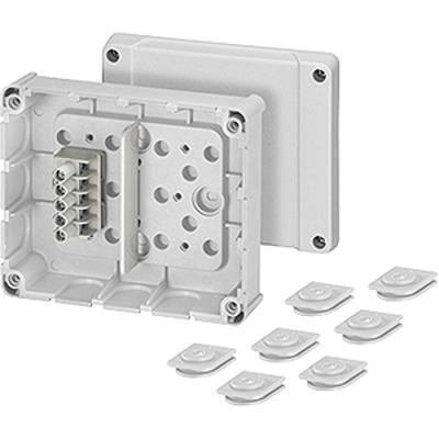 DP 9221 HENSEL DP Series Grey Polystyrene Junction Box, IP54, 49 x 139 x 119mm