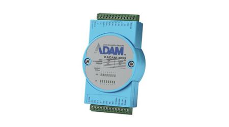 ADAM-4055 Advantech  Series 16-Contact Interface Module, Terminal Block Connector, DIN Rail Mount