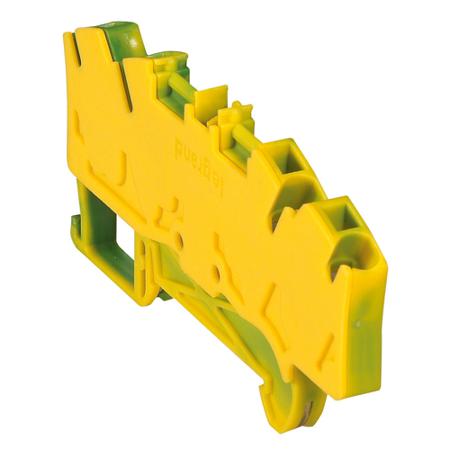 0-372-79 Legrand Green, Yellow Terminal Block, 4mm², Spring Terminal Termination