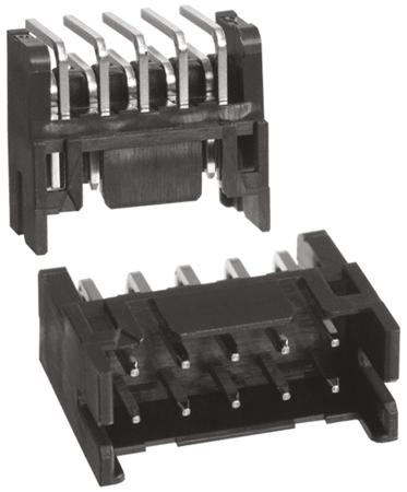 DF11-10DP-2DS-24- Hirose DF11, 2mm Pitch, 10 Way, 2 Row, Right Angle PCB Header, Through Hole