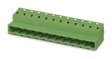 1761658 Phoenix Contact, 7.62mm Pitch, GFKIC 2.5/ 7-ST-7.62, 7 Way, , Pluggable Terminal Block, Inverted Plug, Cable Mount,