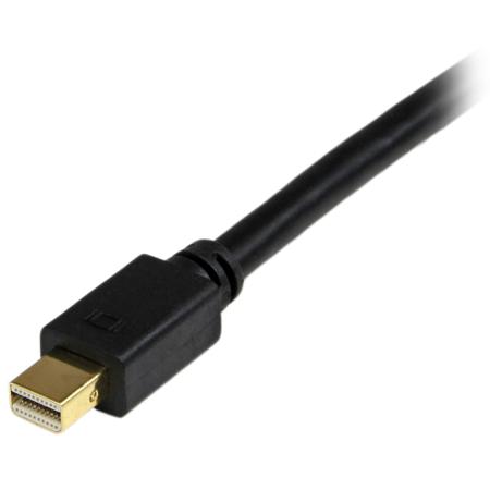 MDP2DVIMM6B StarTech.com Mini DisplayPort to DVI Adapter, 1.8m - 1920 x 1200