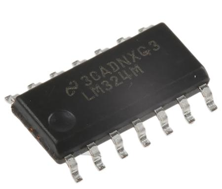 LM324M/NOPB  Texas Instruments, Operational Amplifier, 1 MHz, 14-Pin 32 V SOIC