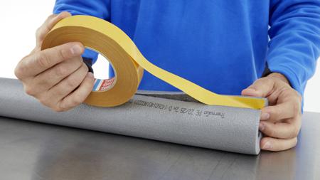 51571-00000-00 Tesa 51571 Translucent Double Sided Cloth Tape, 19mm x 50m, 0.16mm Thick