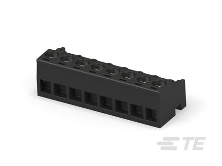 1546018-8 TE Connectivity, 5mm Pitch, Buchanan, 8 Way, Vertical, Pluggable Terminal Block, Header, Board Mount, Surface Mount