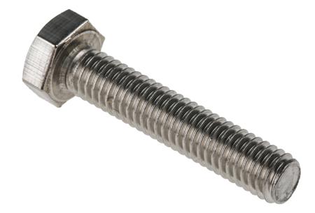 190-197 Plain Stainless Steel Hex M6 x 30mm Set Screw