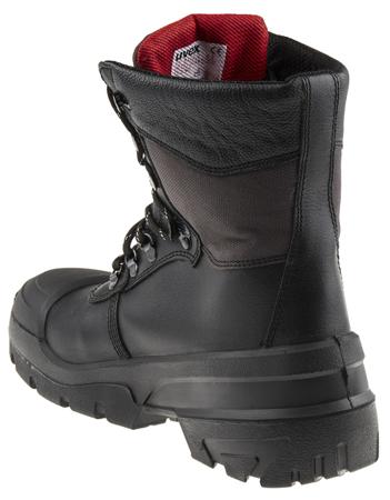 8402244 Uvex Quatro Pro Black ESD Safe Steel Toe Capped Mens Ankle Safety Boots, EU 44