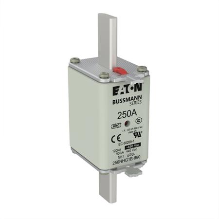 250NHG1B-690 Eaton 250A Centred Tag Fuse, 1, 690V ac