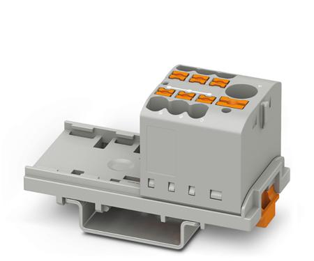 3273066 Phoenix Contact Distribution Block, 7 Way, 0.14 → 4mm², 24 A, 41 A, 500 V, Grey