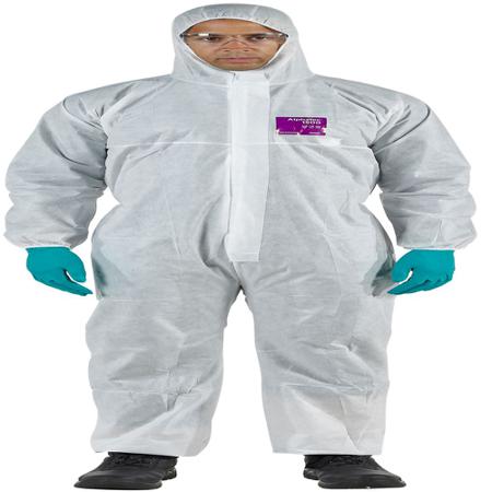 NV15S-00138-03 Ansell Navy Coverall, EN 1073-2, EN 1149-5, EN 14126, M