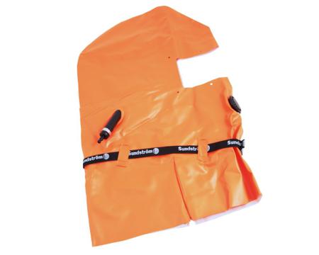 R03-0305 Sundstrom  Orange PVC Protective Hood