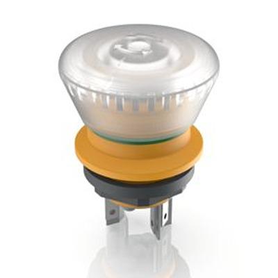 1.15.213.064/0000 RAFI LUMOTAST 16 Series Latching Illuminated Emergency Stop Push Button, PCB, 16.2mm Cutout, DPST, IP65, IP67