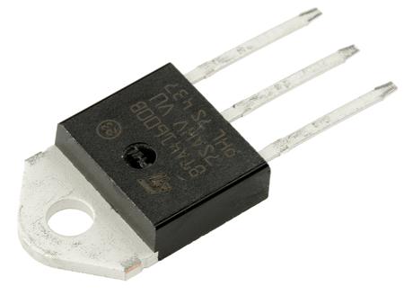 BTA41-600BRG STMicroelectronics Through Hole, 3-pin, TRIAC, 600V, Gate Trigger 1.3V 600V