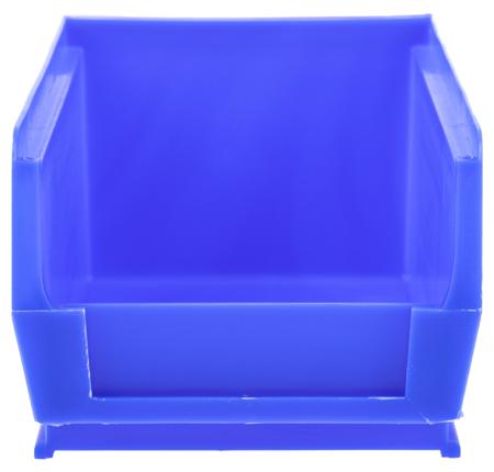 484-4028 RS Pro Blue Plastic Stackable Storage Bin, 76mm x 101mm x 167mm