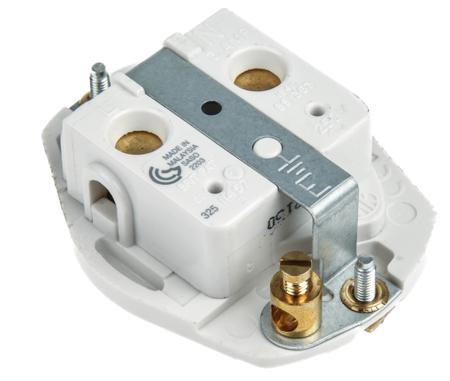K735-WHI MK Electric MK white 1 Gang Unswitched Power Socket, Type G - British, 13A, Panel Mount, IP2XD