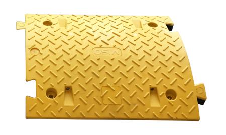 FAST701JAFIX Viso Rubber Speed Bump, 500 mm x 430mm x 70 mm, 15km/h Speed Limit