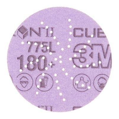7100111238 3M 3M Xtract Cubitron II Film Disc 775L Ceramic Sanding Disc, 76.2mm, 180+ Grade, 180+ Grit, Xtract, 50/250 in pack