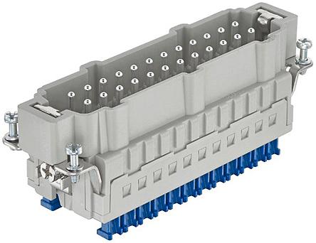 09330242688 HARTING Power Connector Insert, 16A, Male, Han ES Press Series, 48 Contacts