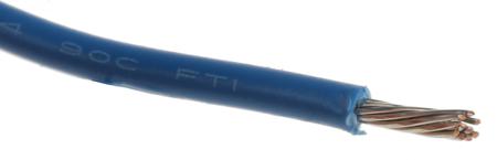3053 BL001 Alpha Wire Hook-up Wire PVC Series Blue 0.51 mm² Hook Up Wire, 20 AWG, 10/0.25 mm, 305m, PVC Insulation,