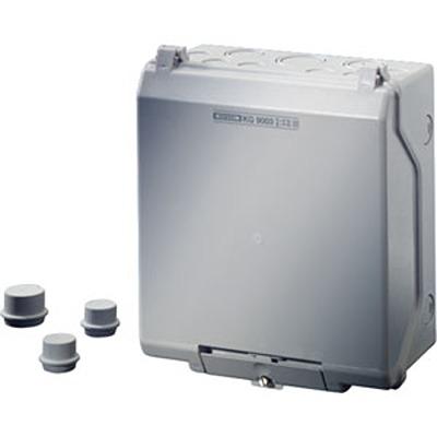 KG 9003 IN HENSEL KG Series Grey Polystyrene Junction Box, IP55, IP66, 95 x 182 x 205mm